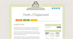 Desktop Screenshot of freshandorganized.com